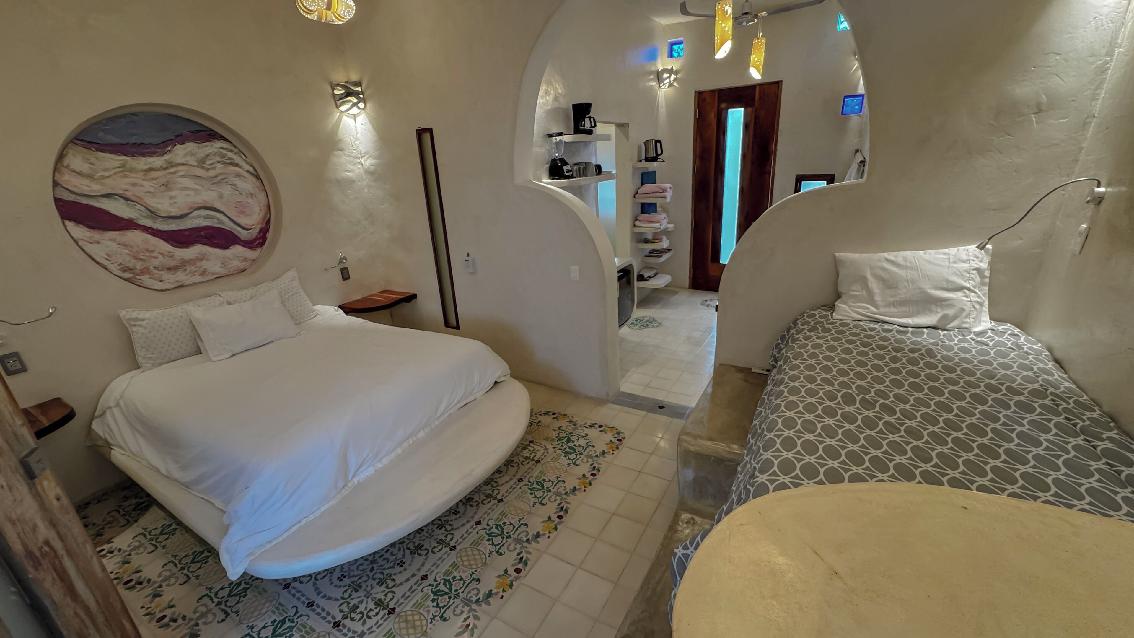 Juniorsvit - terrass - utsikt mot staden | Egyptiska bomullslakan och sängtillbehör av högsta kvalitet