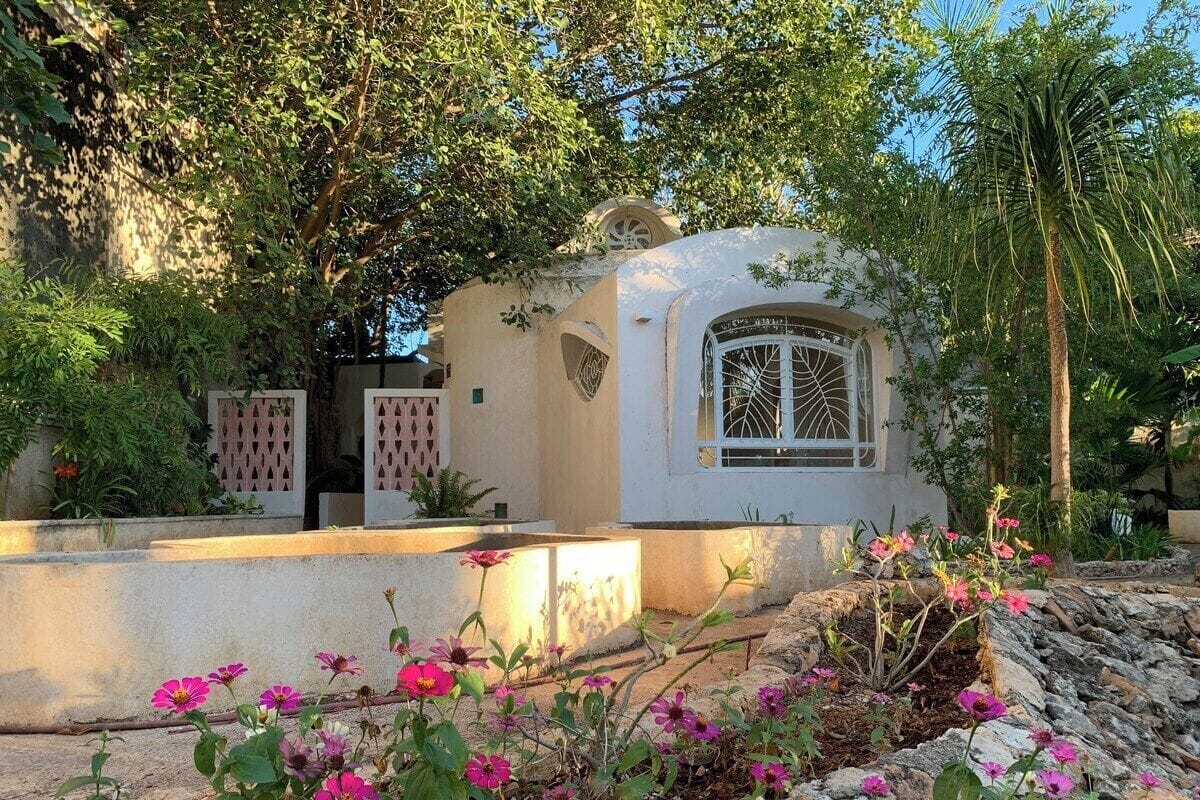 Cottage Desain, dapur, pemandangan kebun | Pemandangan taman