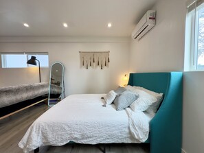 1 habitación, tabla de planchar con plancha, wifi gratis y ropa de cama 