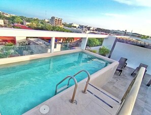 Outdoor pool - Eden in the heights. Terrace and private pool (Playa del Carmen)