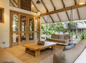 Terrace/patio - Casa Ananda a Bali Inspired Home, Casa Ananda a Bali Inspired Home - 6 Min Walk to the Beach (Nosara)