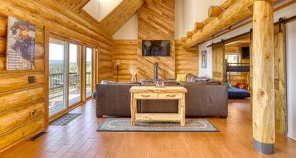 Log Cabin W/ Mountain Views, Game Room & Near Town