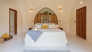1 bedroom, bed sheets - Villa Sanah 6 con alberca privada ubicada en Tulum (Tulum)