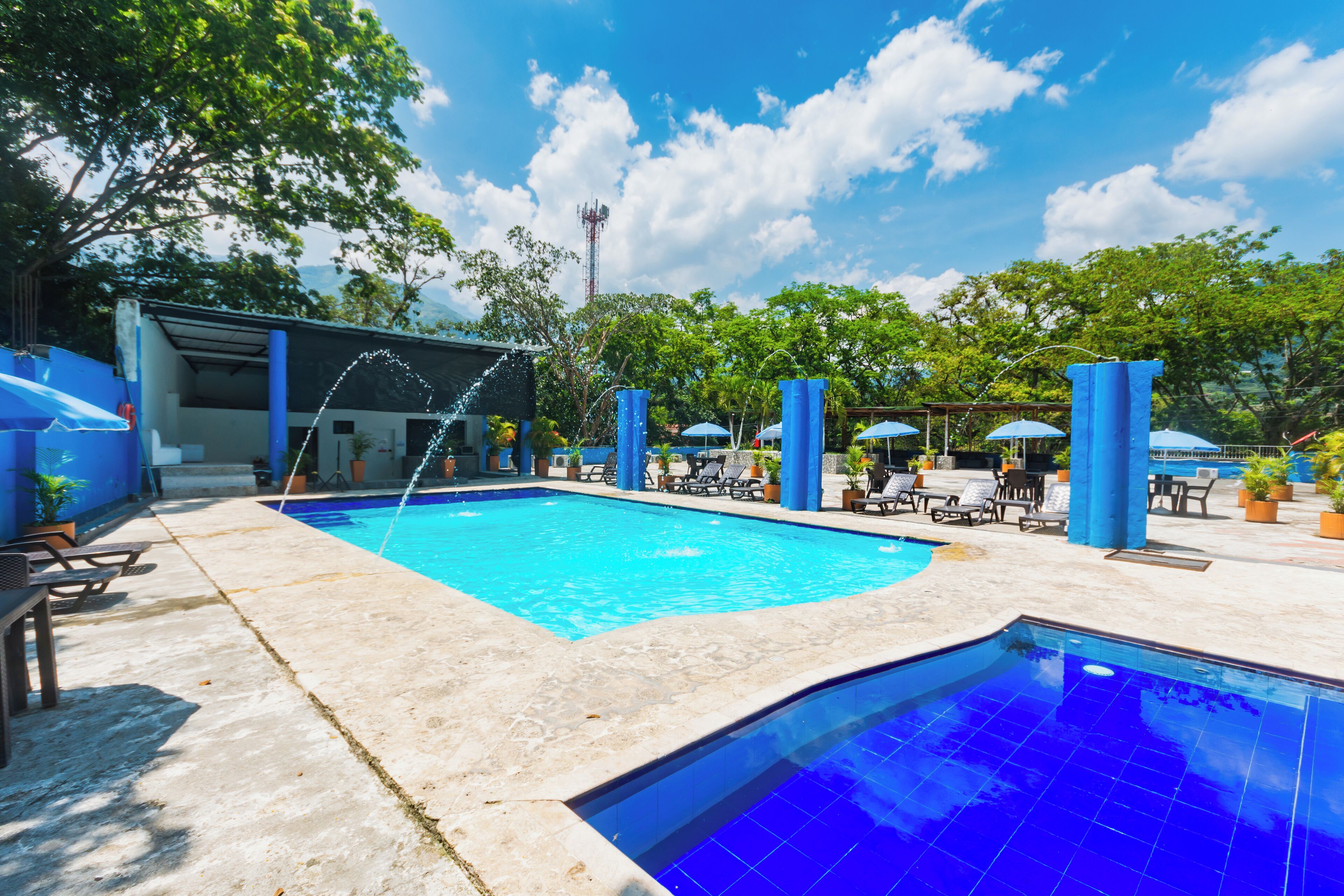 Piscina en la azotea
