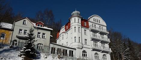 Blick von der Unterkunft