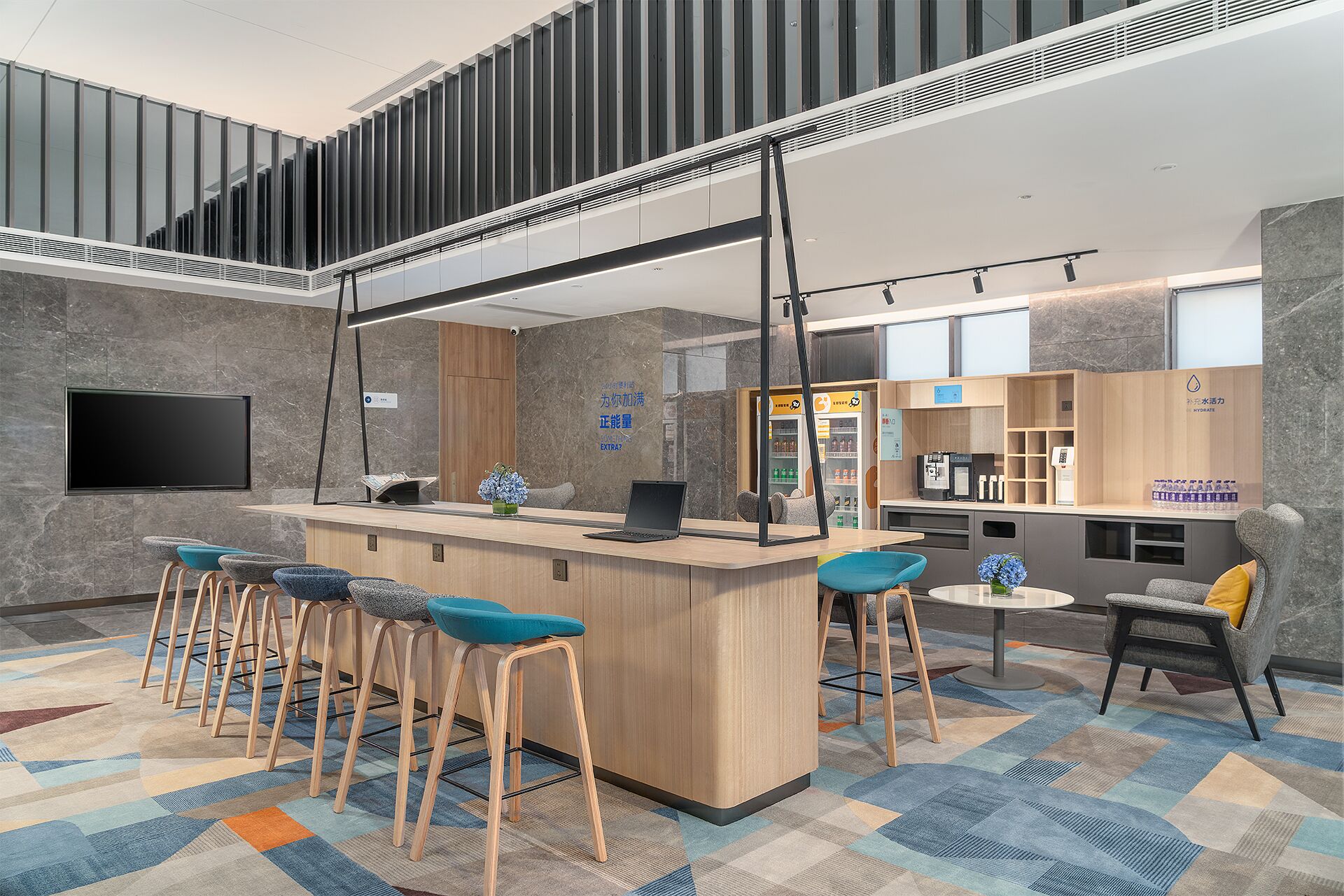 Lobby sitting area
