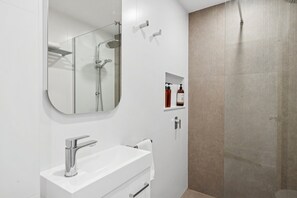 Hair dryer, towels