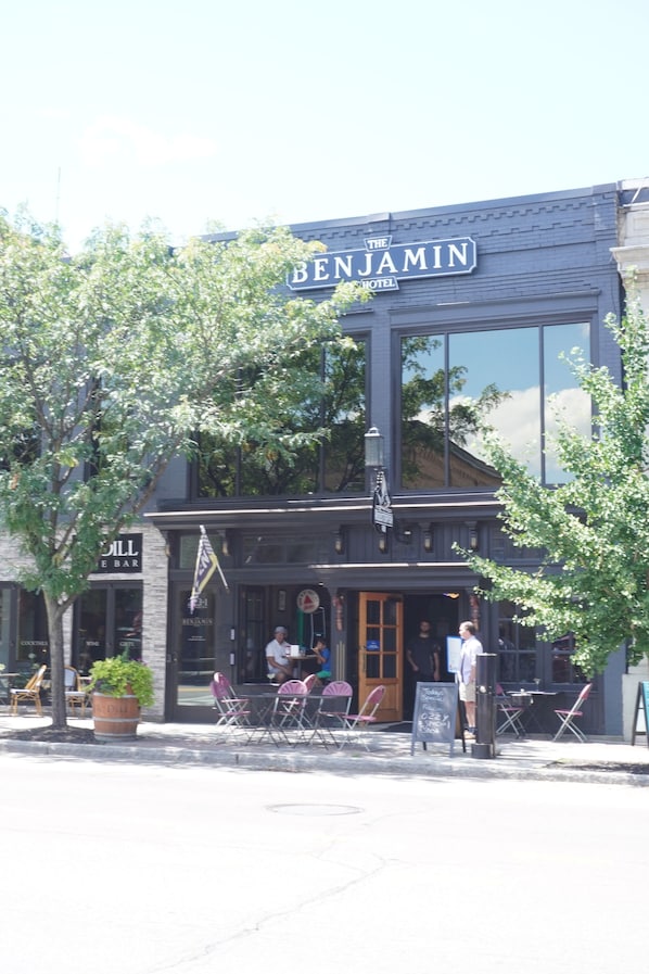 Fachada de la propiedad
