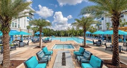 1-bedroom with AC, WiFi, fitness room in superb Jacksonville, stjohn town center