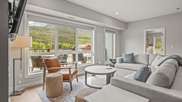 TV connectée, cheminée