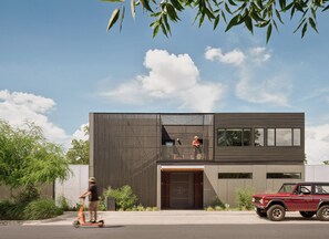 Voorkant van accommodatie