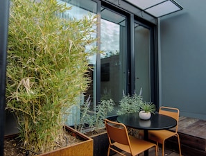 Luxury-Studiosuite, 1 King-Bett, Veranda