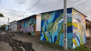 Façade de l’hébergement 