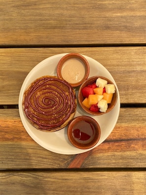 Gratis frukost enligt egen bestÀllning varje dag