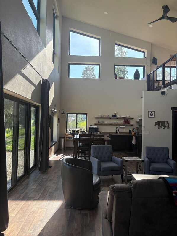 Interior - Modern cabin nestled in the Black Hills National Forest.Fall colors, biking, etc (Lead)
