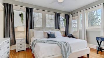 5 bedrooms, iron/ironing board, travel crib, free WiFi