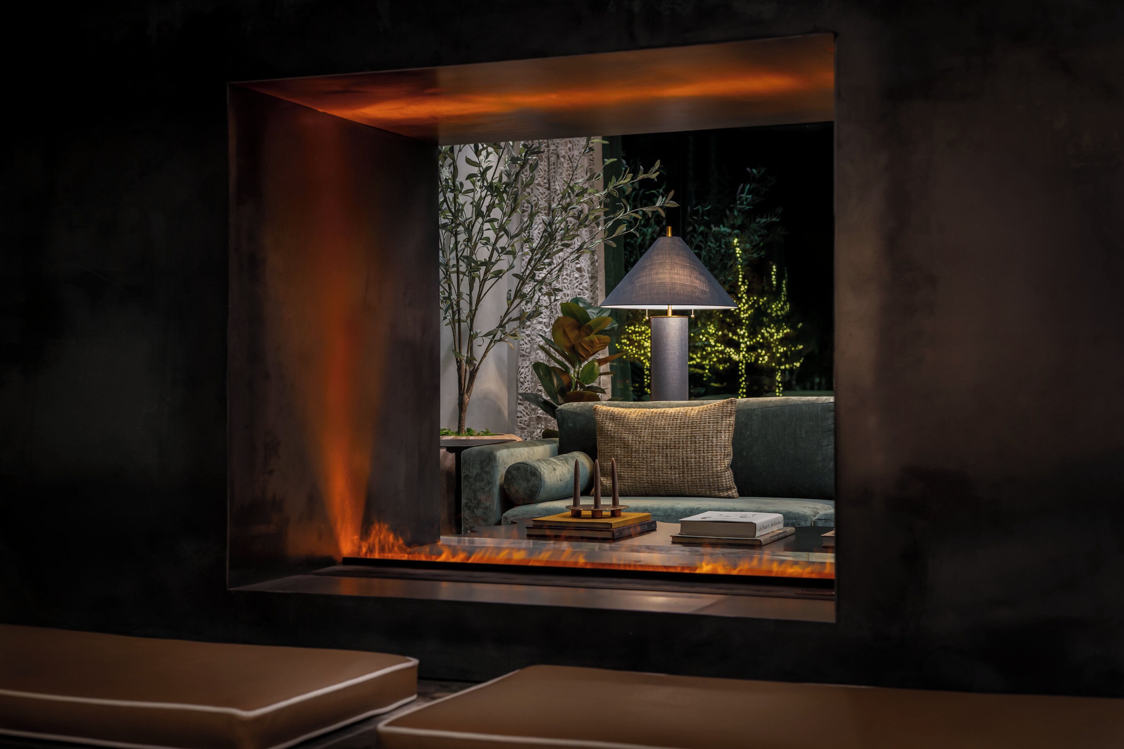 Sala de estar en el lobby