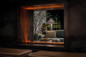 Coin salon dans le hall