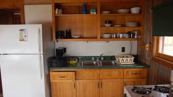 Fridge, oven, stovetop, toaster