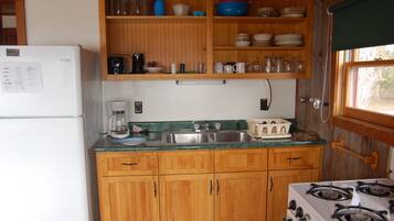 Fridge, oven, stovetop, toaster