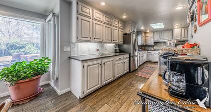 Hill Top Mountain View: with hot tub, pet friendly fenced yard