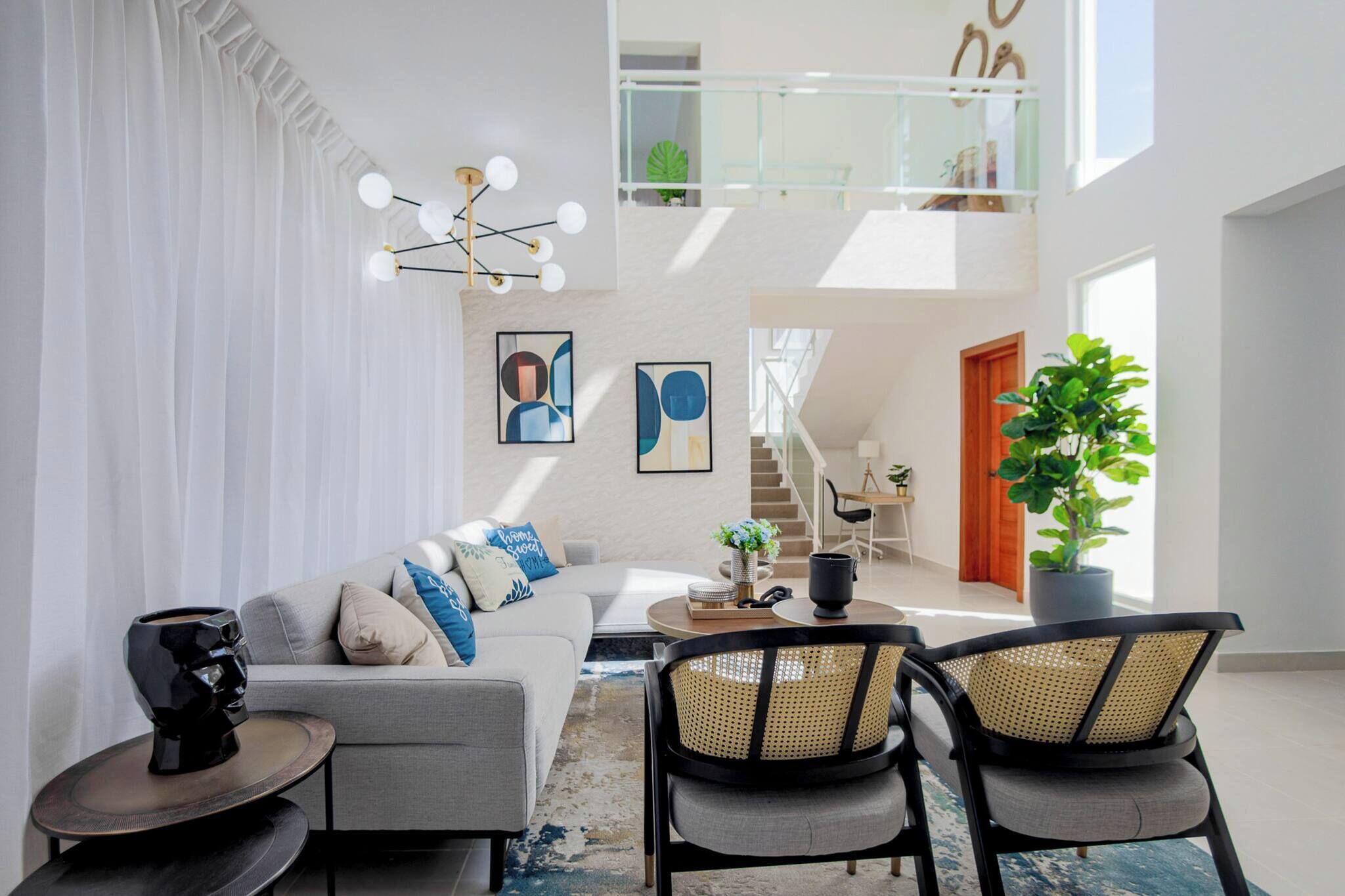 Villa, 4 Bedrooms, Private Pool, Garden View | Living area