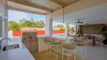 Villa, 4 Bedrooms, Private Pool, Garden View | Terrace/patio