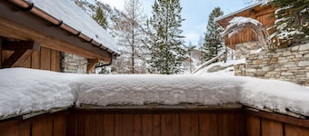 Apartment 'Le Châtelard' with Mountain View, Private Terrace and Wi-Fi