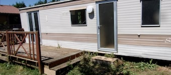 Mobile Home 'Sci Du Sancillon' with Mountain View, Private Terrace and Shared Garden