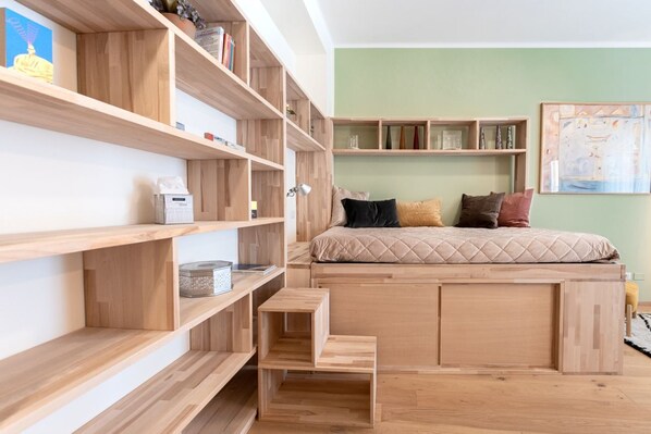 1 chambre, bureau, Wi-Fi, draps fournis