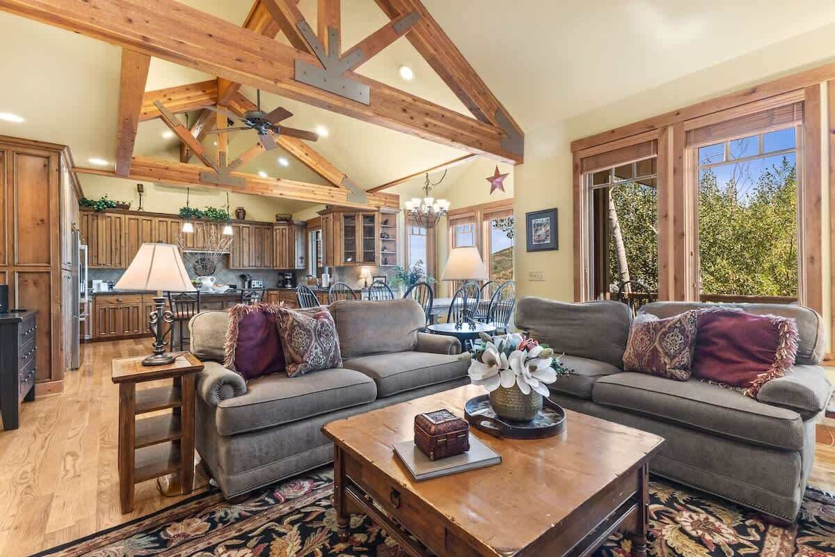 TV, fireplace, offices