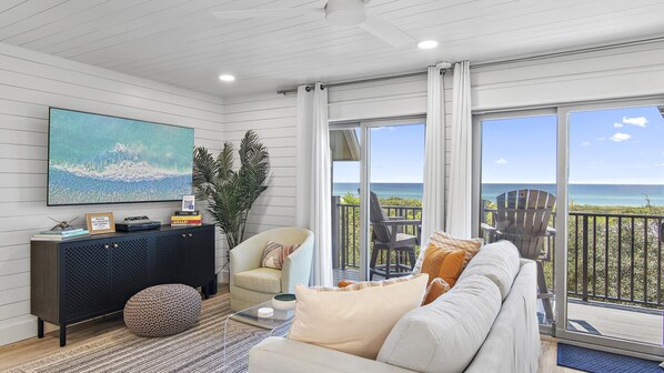 Smart TV - BeeBy the Sand – Gulf-View Escape Just 50 Steps to the Beach! (Inlet Beach)