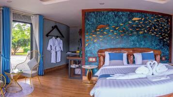 Villa ejecutiva, vistas a la montaña | 2 dormitorios, caja fuerte, tabla de planchar con plancha y wifi gratis