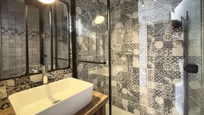 Bathroom - 2-person studio with superb view of the slopes (LES ORRES 1650)