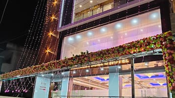 Front of property – evening/night