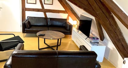 Apartamento 'Alte Schmiede Ellrichshausen' con Wi-Fi