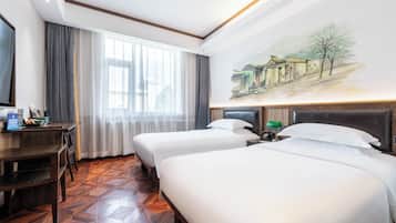 Classic Twin Room | Premium bedding, down comforters, pillowtop beds, free minibar