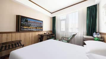 Classic Double Room, City View | Premium bedding, down comforters, pillowtop beds, free minibar