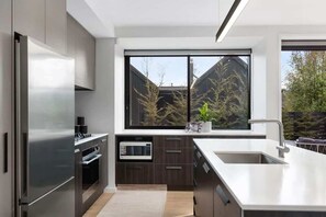 Fridge, microwave, oven, dishwasher - Hot Tub Hideaway Parera Lane (Jacks Point)