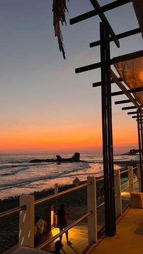 Habitación Frente al Mar en Playa El Tunco Surf Spots La Bocana y EL Sunzal