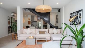 複式房屋, 2 間臥室, 非吸煙房, 私人泳池 | 起居區