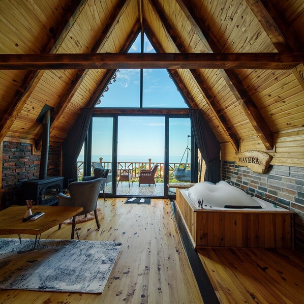 Perusbungalow, merinäköala | 1 makuuhuone, ilmainen Wi-Fi