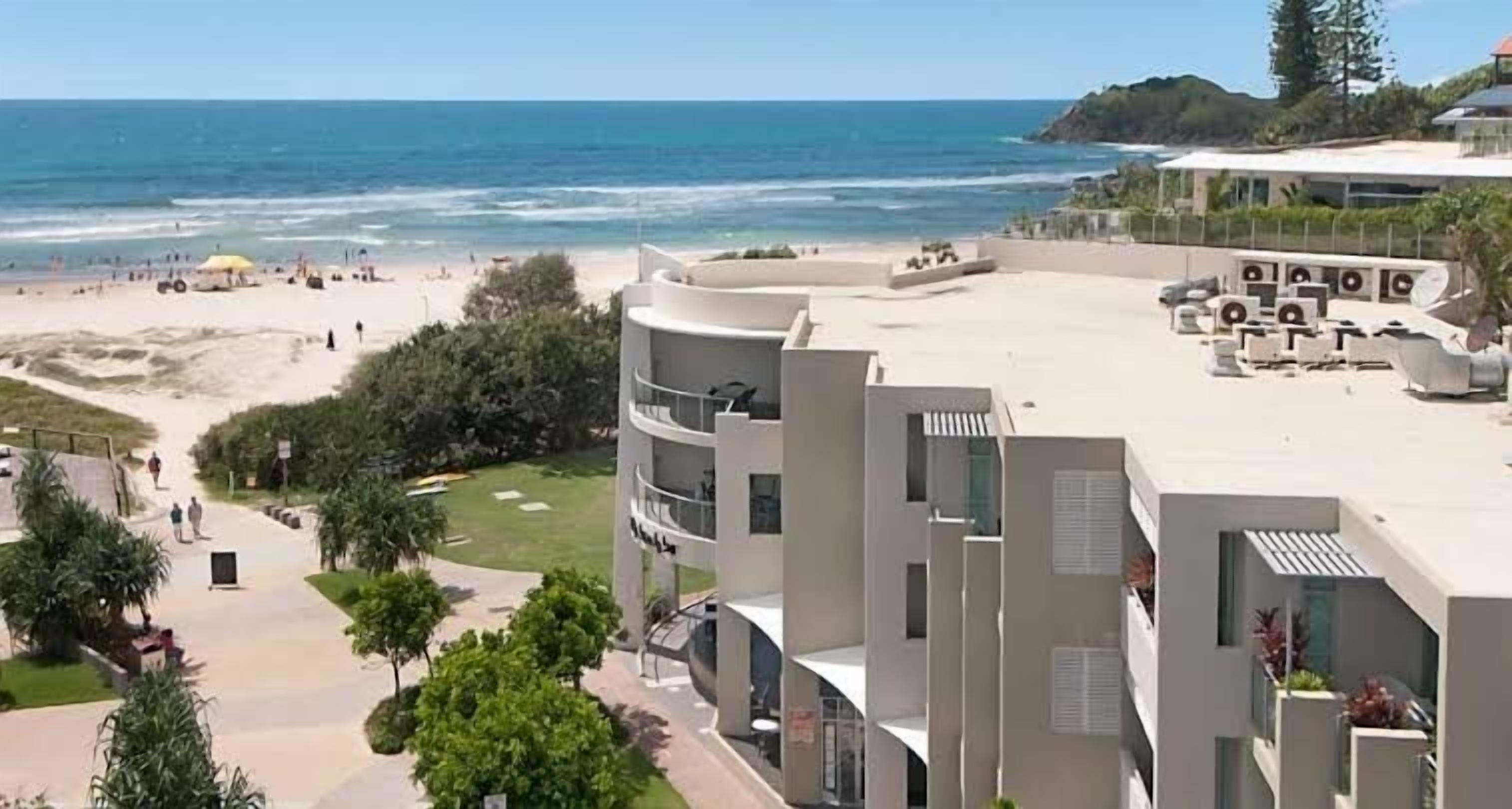 On the beach, beach towels