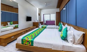 Blackout curtains, rollaway beds, bed sheets