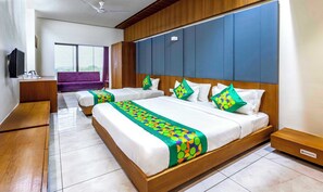 Blackout curtains, rollaway beds, bed sheets