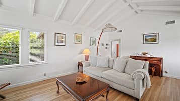 Televisión y chimenea