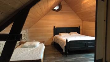 2 habitaciones y ropa de cama