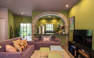 49-inch Smart TV with cable channels, Netflix, streaming services