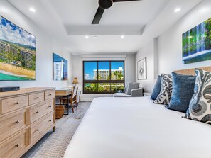 2 عدّة غرف نوم ومكواة/لوح كي وواي فاي وملاءات أسرّة