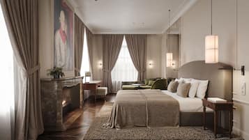 Premium bedding, minibar, in-room safe, desk